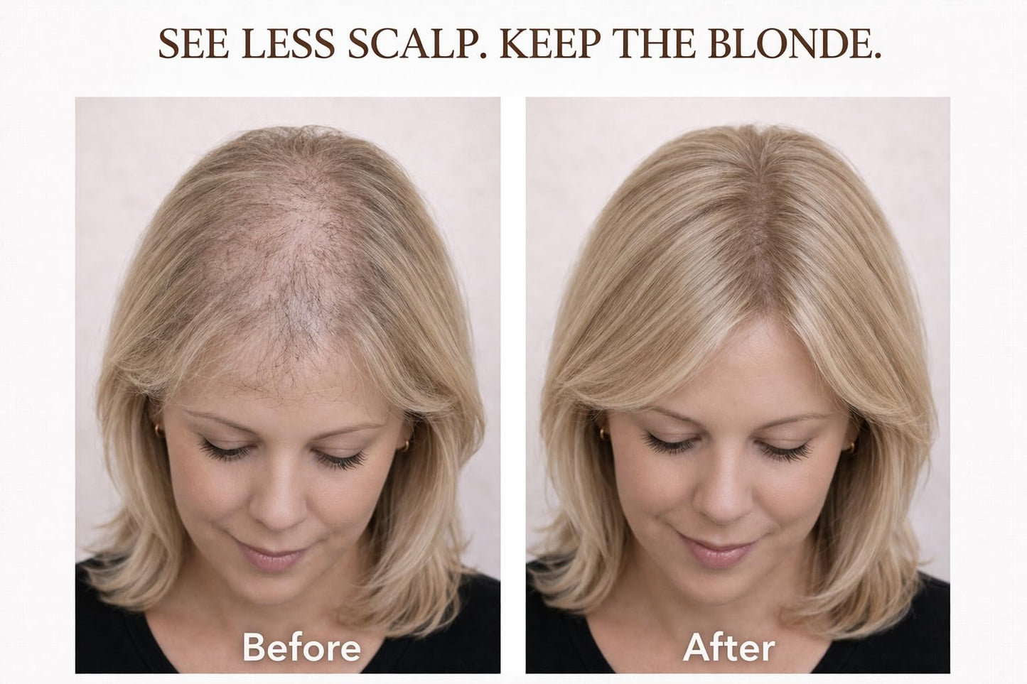 diCESARE NEW Blonde Hair Building Fiber - Fuller, Thicker Looking - Natural Coverage for Fine & Thinning Blonde Hair NOW IN 2 SIZES Beauty & Personal Care DICESARE