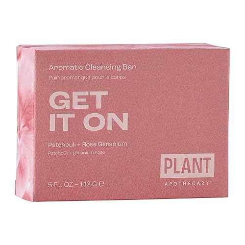 Plant Apothecary Get It On Vegan Soap with Patchouli - Aromatic Vegan Soap with Moisturizing Shea Butter and Jojoba Oil for Dry Skin - 5 oz Beauty & Personal Care plant apothecary