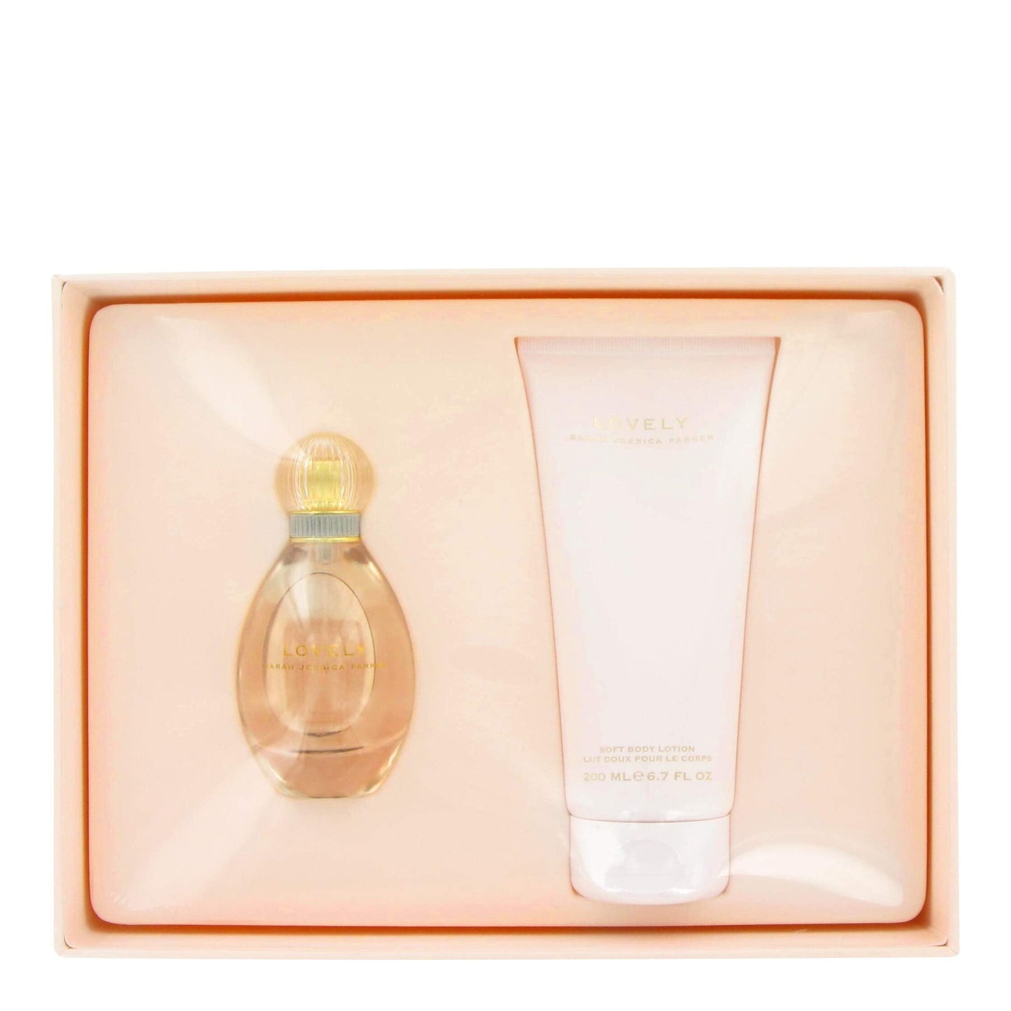 Lovely by Sarah Jessica Parker Gift Set - 1.7 oz Eau De Parfum Spray + 6.7 oz Body Lotion for Women Beauty & Personal Care Sarah Jessica Parker
