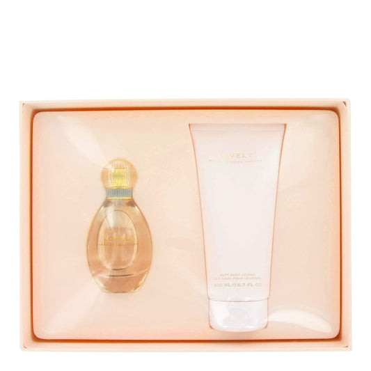 Lovely by Sarah Jessica Parker Gift Set - 1.7 oz Eau De Parfum Spray + 6.7 oz Body Lotion for Women Beauty & Personal Care Sarah Jessica Parker