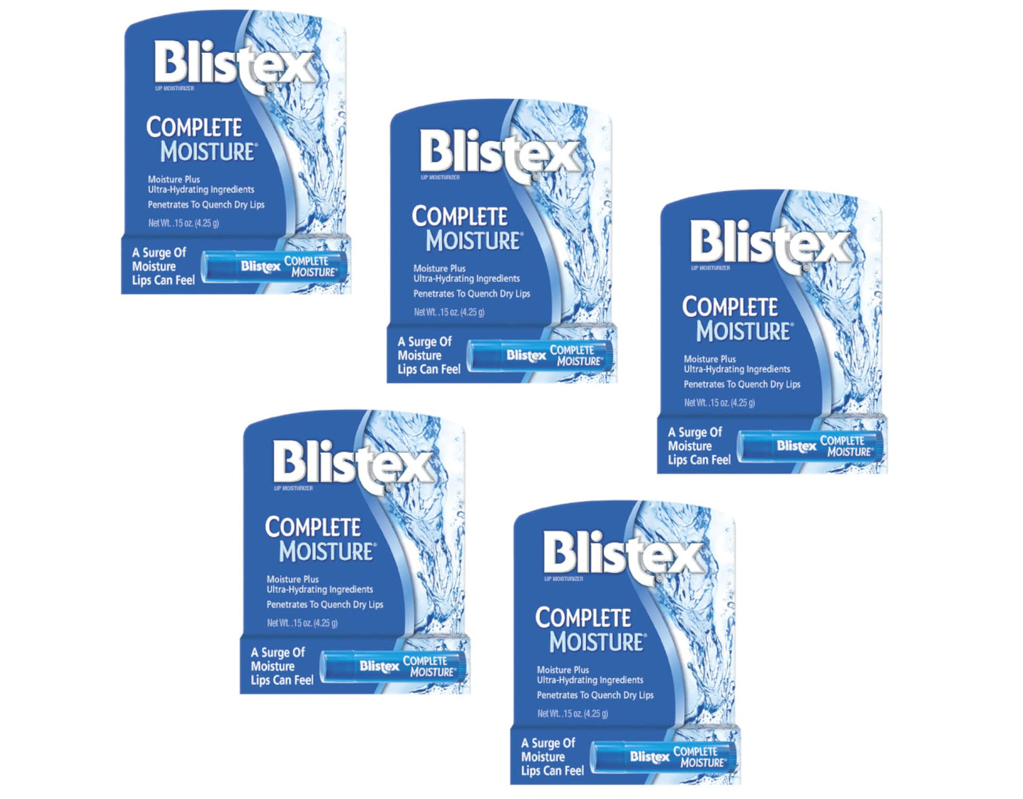 Blistex Complete Moisture Lip Protectant Pack of 5 Beauty and Personal Care Blistex