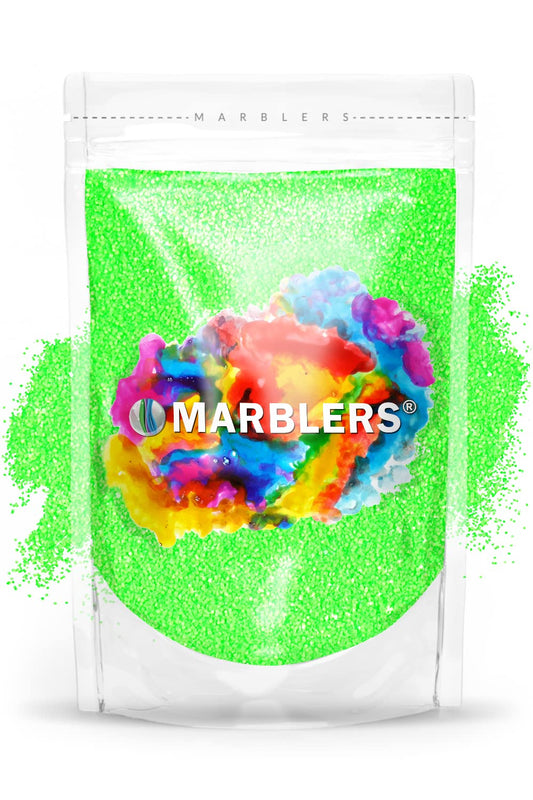 MARBLERS Neon Glitter [Fluorescent Green] 3oz (85g) | Fine | Non-Toxic, Vegan, Cruelty-Free | Face, Body, Eyeshadow, Hair, Festival, Party Makeup | Beauty & Personal Care MARBLERS