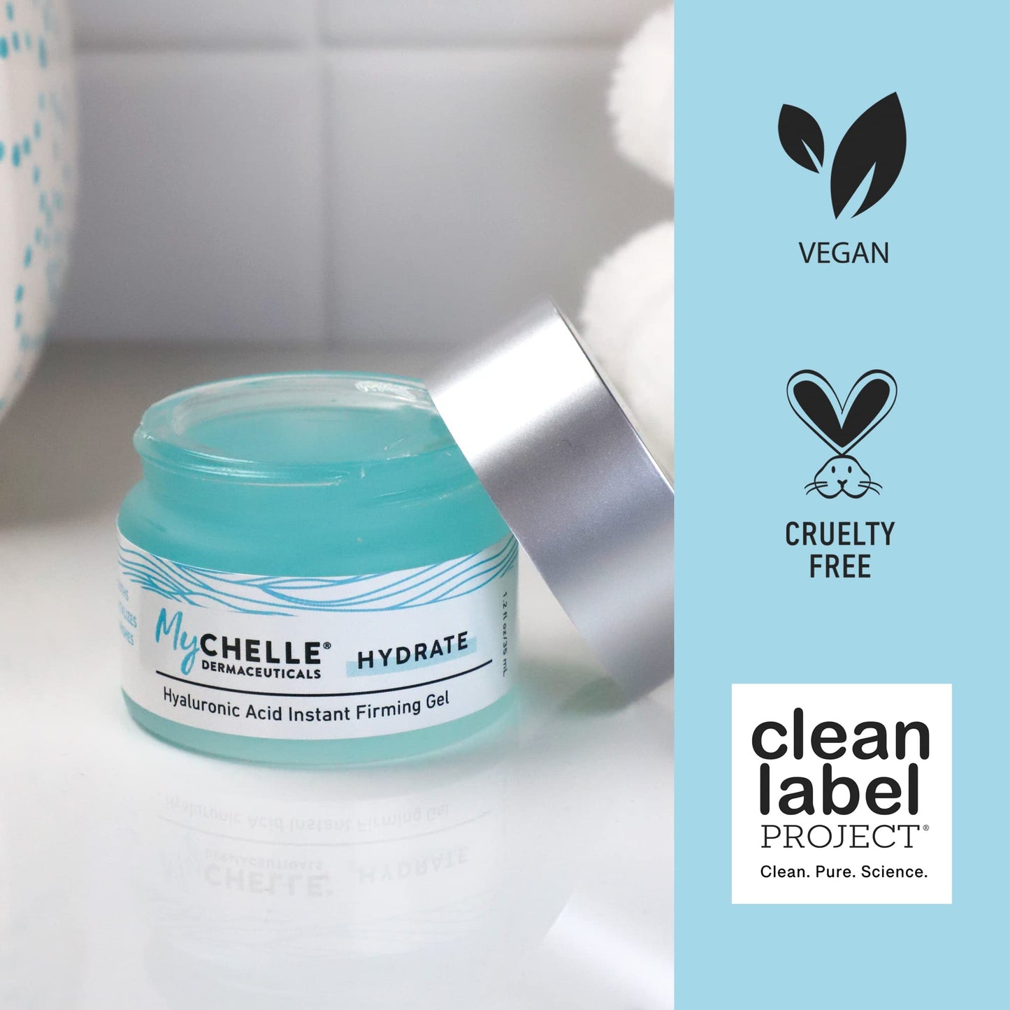 MyChelle Dermaceuticals Instant Firming Gel, Concentrated 2% Spa Grade Hyaluronic Acid Beauty & Personal Care MyChelle Dermaceuticals