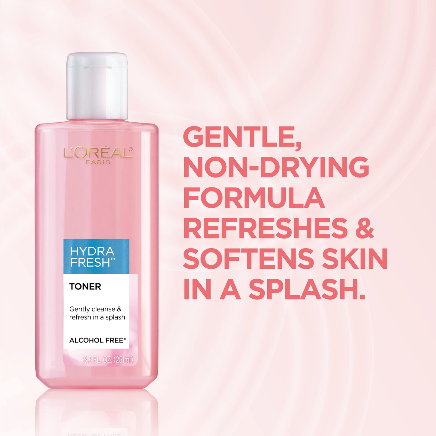 L'Oreal Paris Skincare HydraFresh Toner Face Toner with Pro-Vitamin B5 for a Smoother, Brighter Complexion, 2 Count Beauty & Personal Care L'Oreal Paris