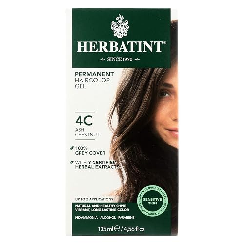 Herbatint Haircolor Kit Ash Chestnut 4C - 4 fl oz Beauty & Personal Care Herbatint