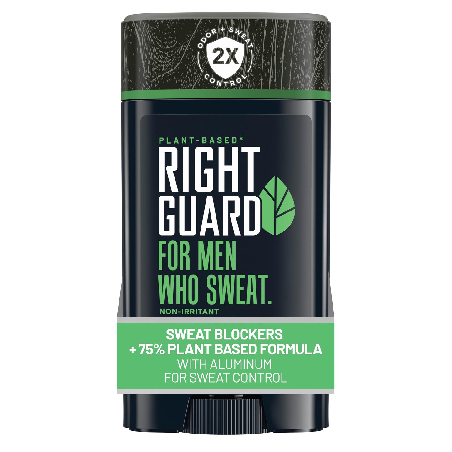 Right Guard Plant-Based Antiperspirant with Aluminum Sweat Blockers Invisible Solid Mens Deodorant, Mountain Fresh Scent, 2X Sweat Protection, 72HR Beauty and Personal Care Right Guard