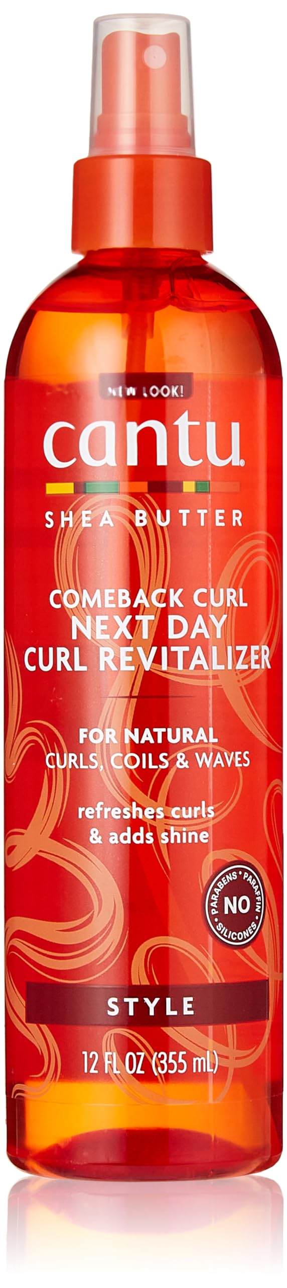 Cantu Natural Hair Comeback Curl Revitalizer 12 Ounce Pump (354ml) (3 Pack) Beauty & Personal Care Cantu