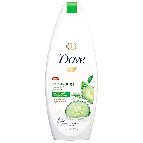 Dove Refreshing Body Wash Revitalizes and Refreshes Skin Cucumber and Green Tea Effectively Washes Away Bacteria While Nourishing Your Skin 22 oz Beauty & Personal Care Dove