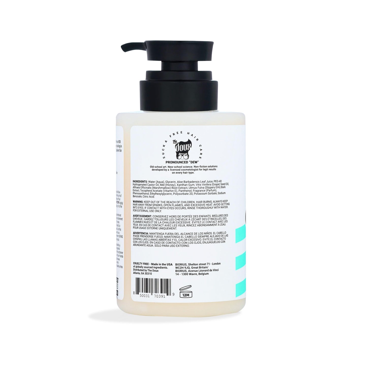 The Doux 808 Base Gel - Curl Defining Gel - Flexible Hold - For All Curl Types - Curly Hair Products for Women and Men - With Honey and Aloe Beauty & Personal Care The Doux