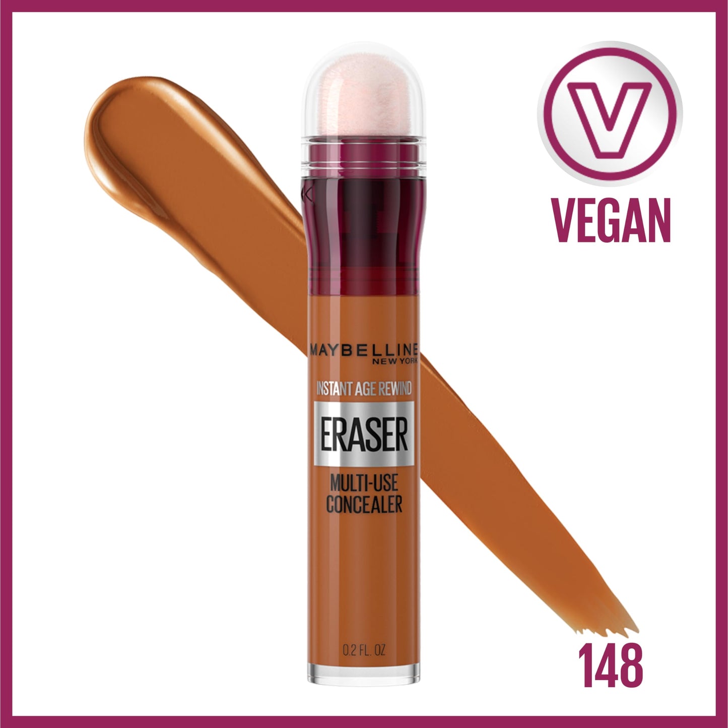 Maybelline Instant Age Rewind Eraser Dark Circles Treatment Multi-Use Concealer, 148, 1 Count (Packaging May Vary) Beauty & Personal Care MAYBELLINE