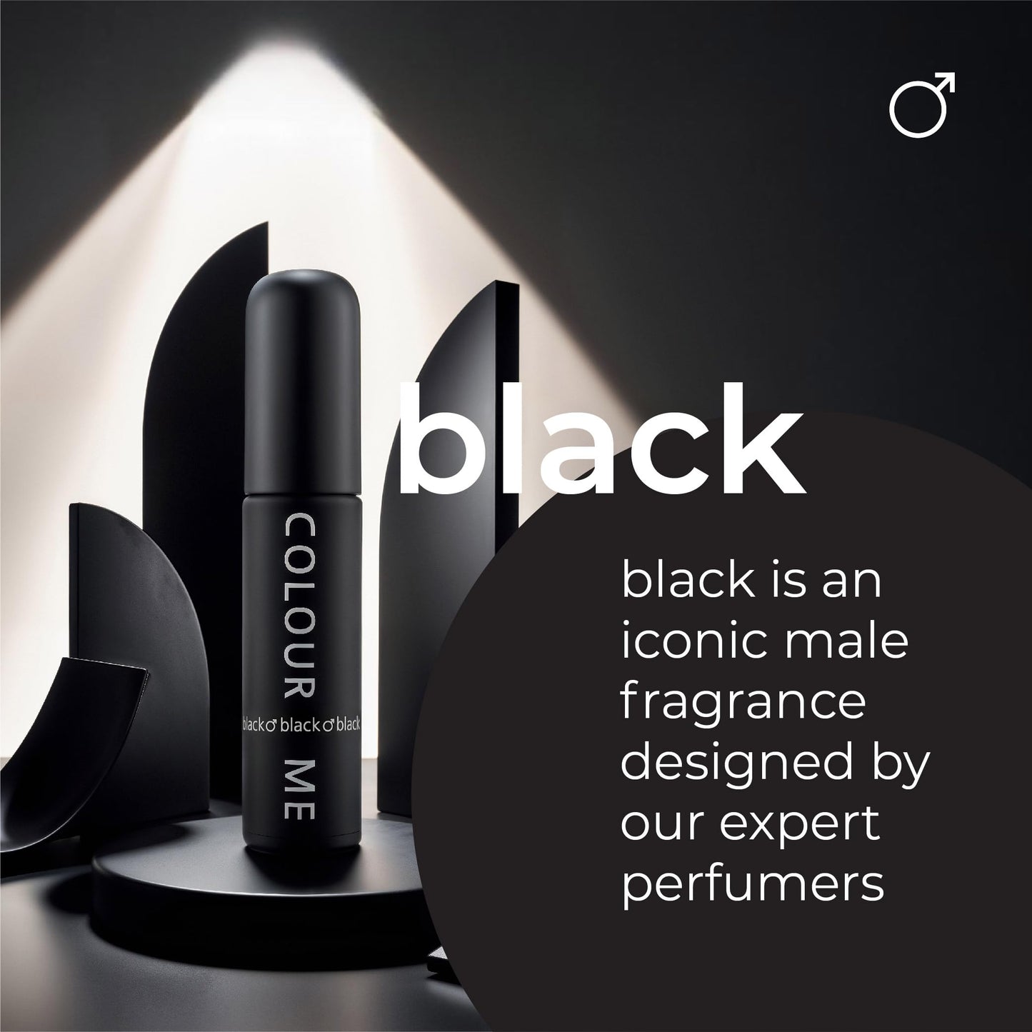 Colour Me Homme Black by Milton-Lloyd for Men - 1.7 oz EDT Spray Beauty & Personal Care COLOUR ME