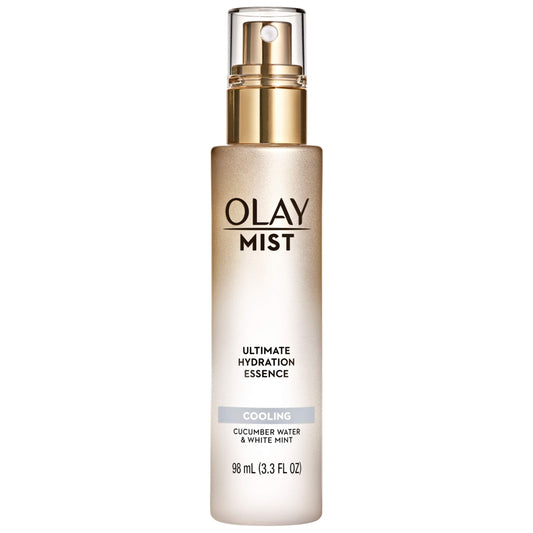 Face Mist by Olay, Cooling Facial Mist, Ultimate Hydration Essence with Cucumber Water & White Mint, 3.3 Fl Oz Beauty & Personal Care Olay