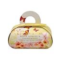 The English Soap Company, Large Gift Bag Bath Soap, White Jasmine and Sandalwood, 260g Beauty & Personal Care The English Soap Company