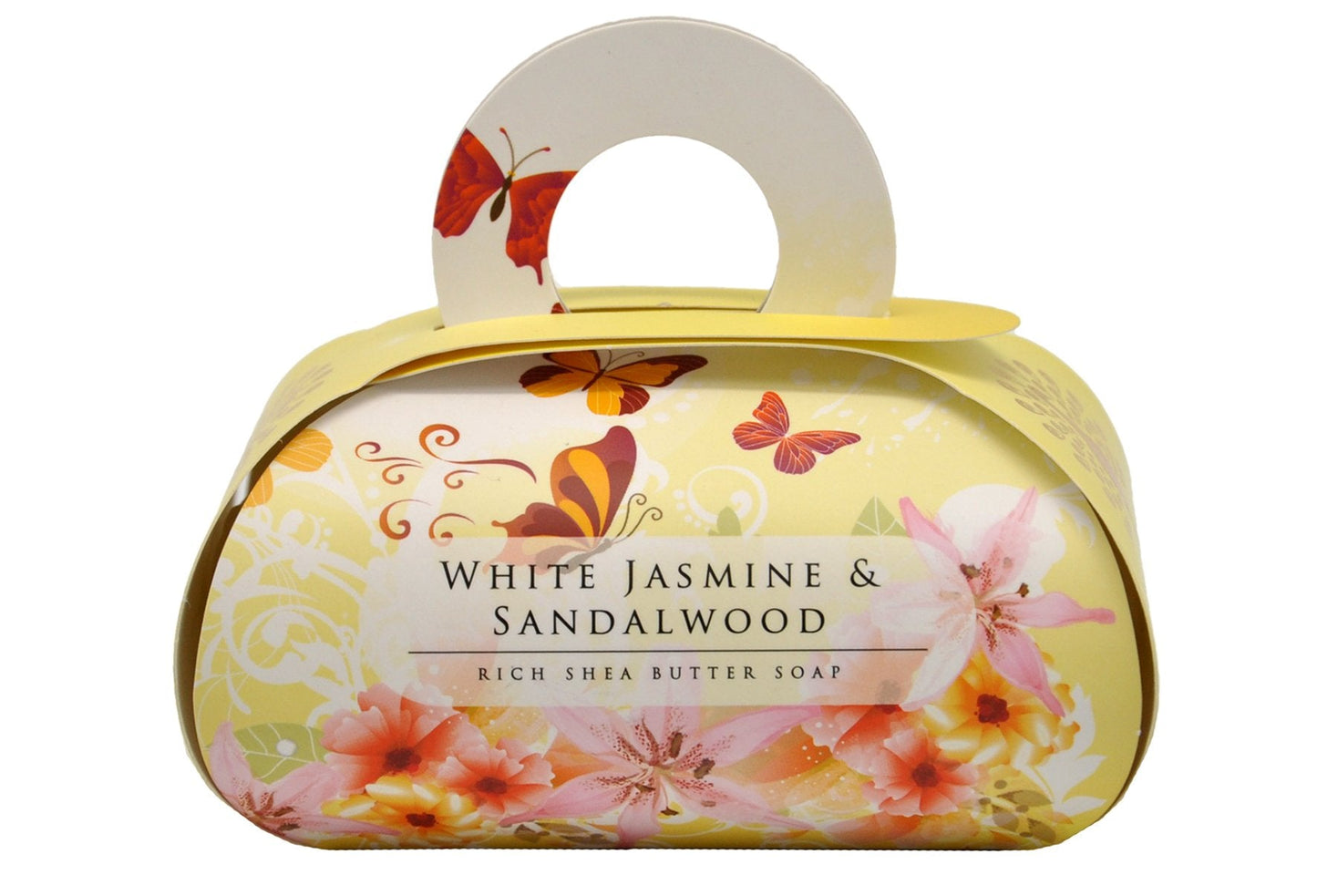 The English Soap Company, Large Gift Bag Bath Soap, White Jasmine and Sandalwood, 260g Beauty & Personal Care The English Soap Company