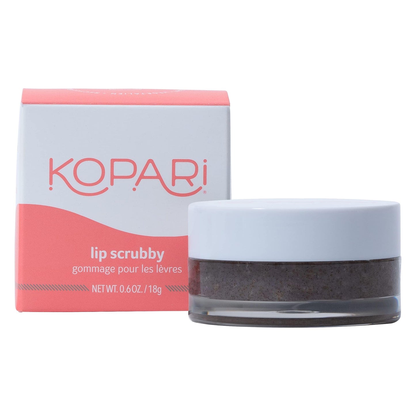 Kopari Coconut Lip Scrubby - Removes Dry Skin For Soft Lips - Volcanic Sand, Brown Sugar & Crushed Coconut Shells Hydrate Exfoliating Lip Scrub Beauty and Personal Care Kopari