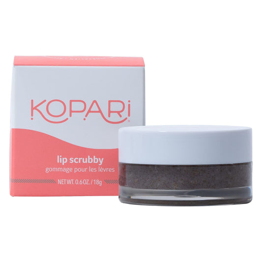 Kopari Coconut Lip Scrubby - Removes Dry Skin For Soft Lips - Volcanic Sand, Brown Sugar & Crushed Coconut Shells Hydrate Exfoliating Lip Scrub Beauty and Personal Care Kopari
