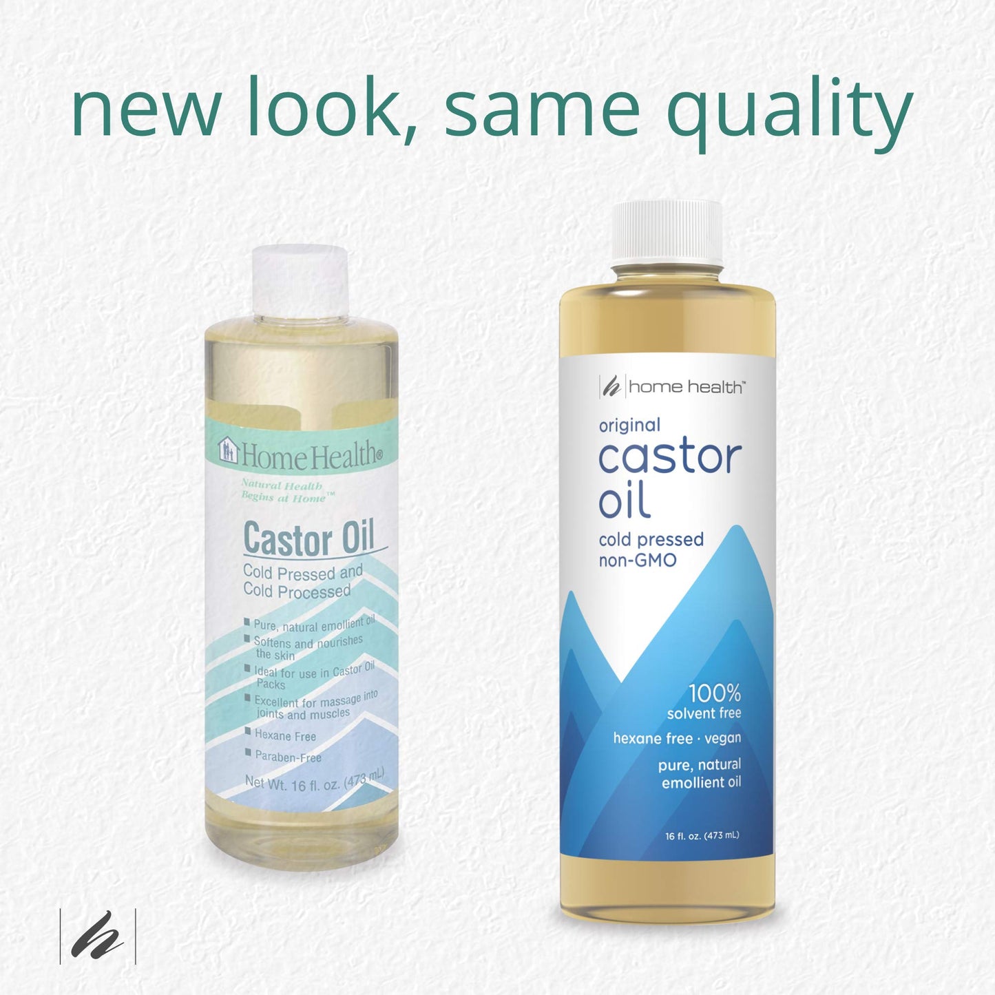 Home Health Original Castor Oil, Promotes Healthy Hair And Skin, Natural Skin Moisturizer - Pure, Cold Pressed, Non-GMO, Hexane-Free, Solvent-Free Beauty & Personal Care Home Health