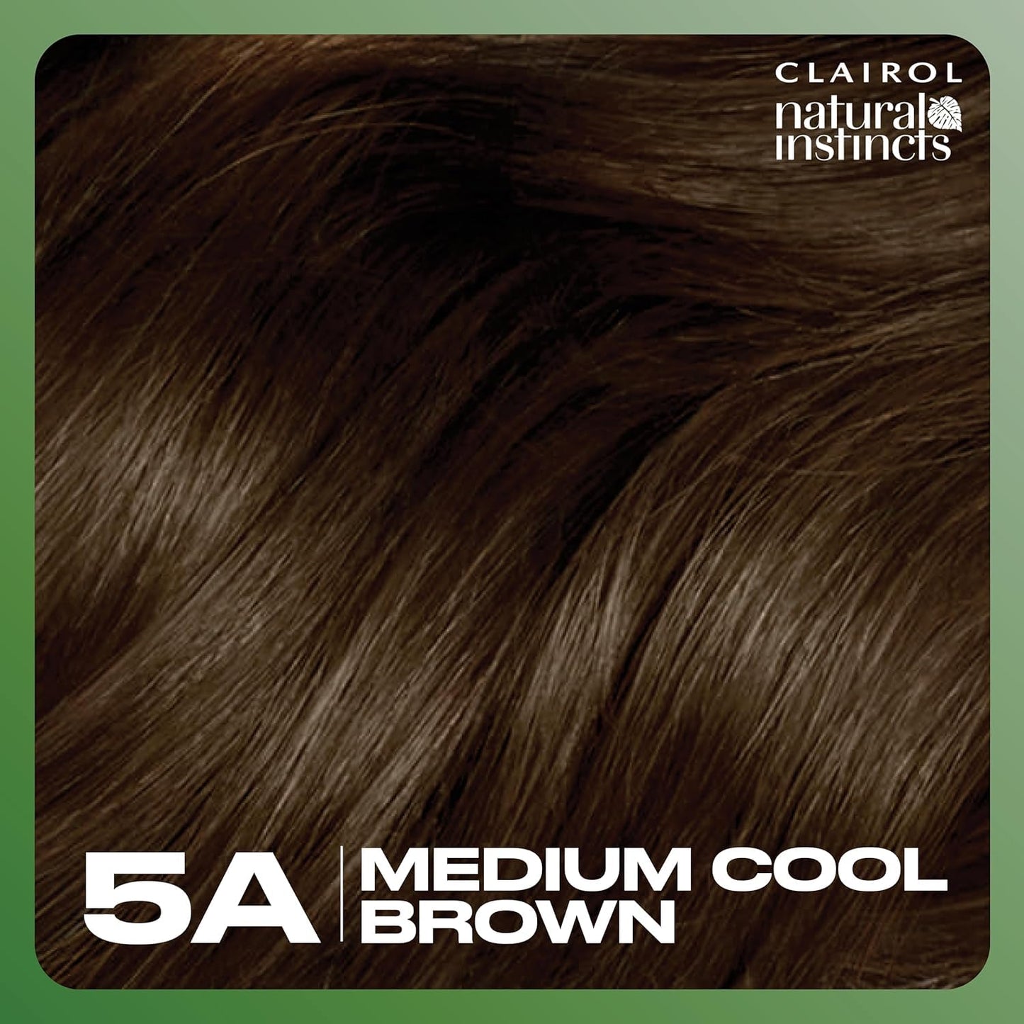 Clairol Natural Instincts Hair Color, Medium Cool Brown [5A] 1 ea (Pack of 4) Beauty & Personal Care Clairol