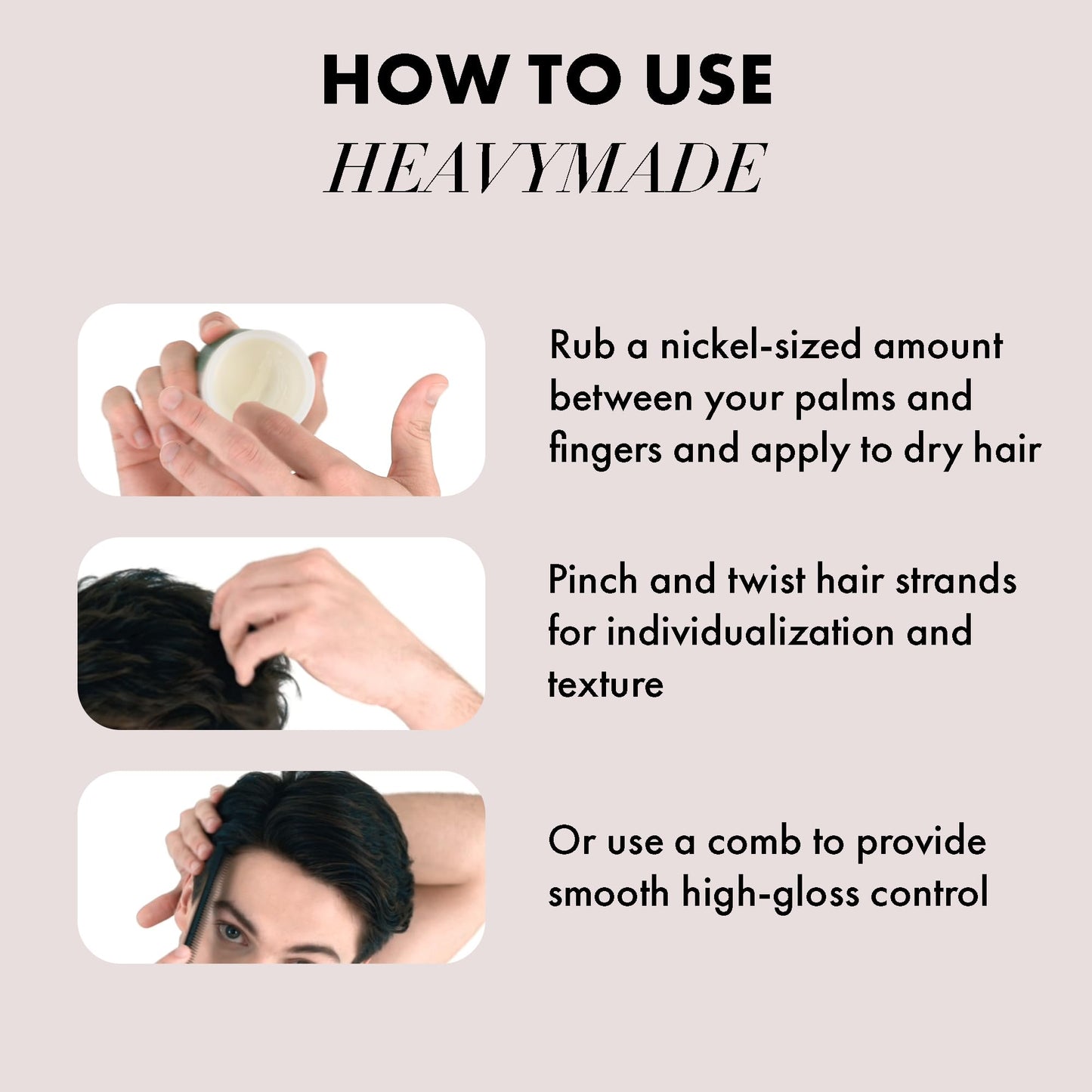 Hanz de Fuko Heavymade - Premium Men’s Hair Styling Pomade for an Extreme Hold, High Shine Finish - Water-Based, Humidity-Resistant Styler Beauty & Personal Care Hanz de Fuko