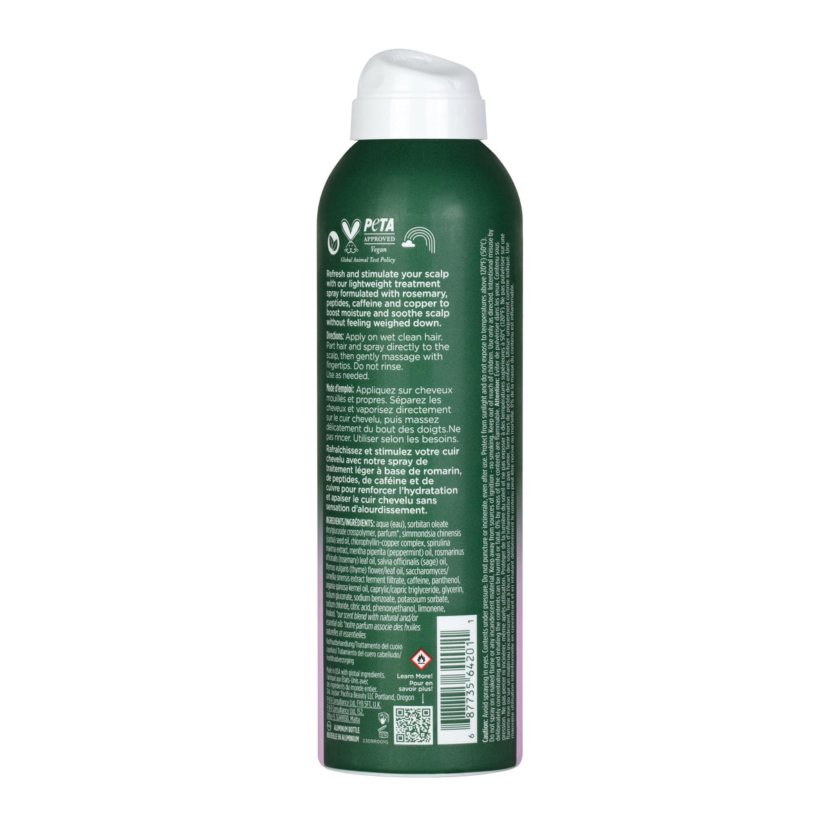 Pacifica Rosemary and Peptide Scalp Serum Spray, 5 FZ