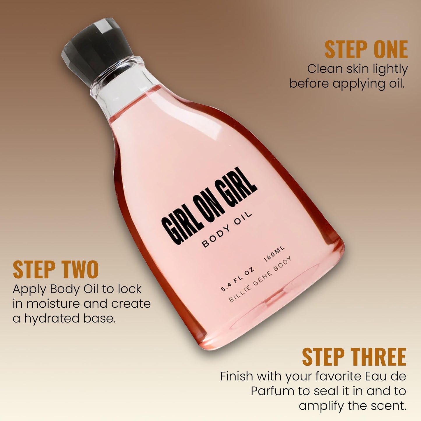 Billie Gene Body Girl on Girl Body Oil - Silky Nourishing Moisturizer with Jojoba & Shea Butter - Vegan and Cruelty-Free - Sweet Vanilla, & Jasmine Beauty & Personal Care Billie Gene Body