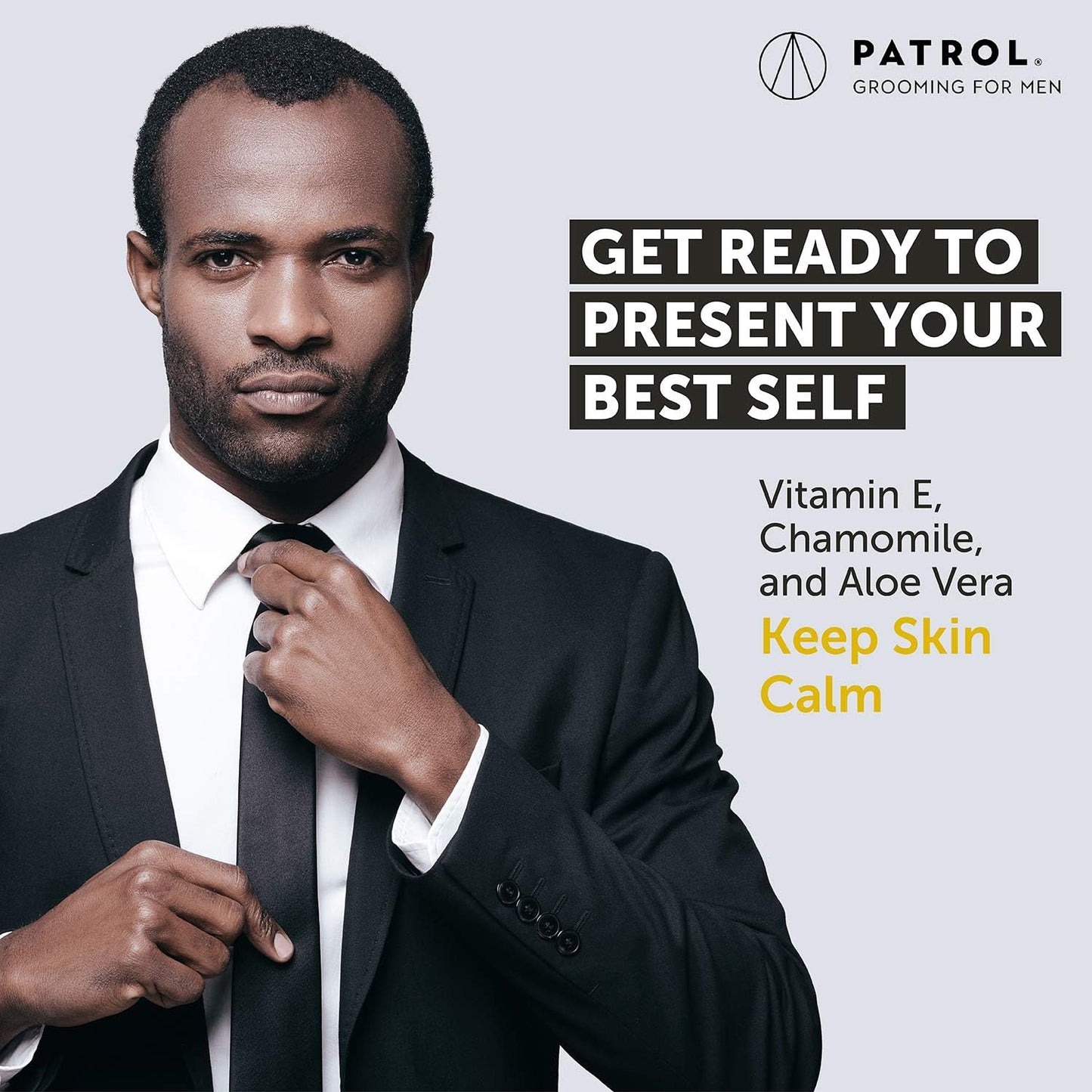 Bump Patrol Skin Patrol Everyday Face Moisturizer for Men - Natural Hydrating Daily Skin Care for Him with Aloe Vera, Vitamin E, Chamomile, Mens Face Beauty & Personal Care Bump Patrol