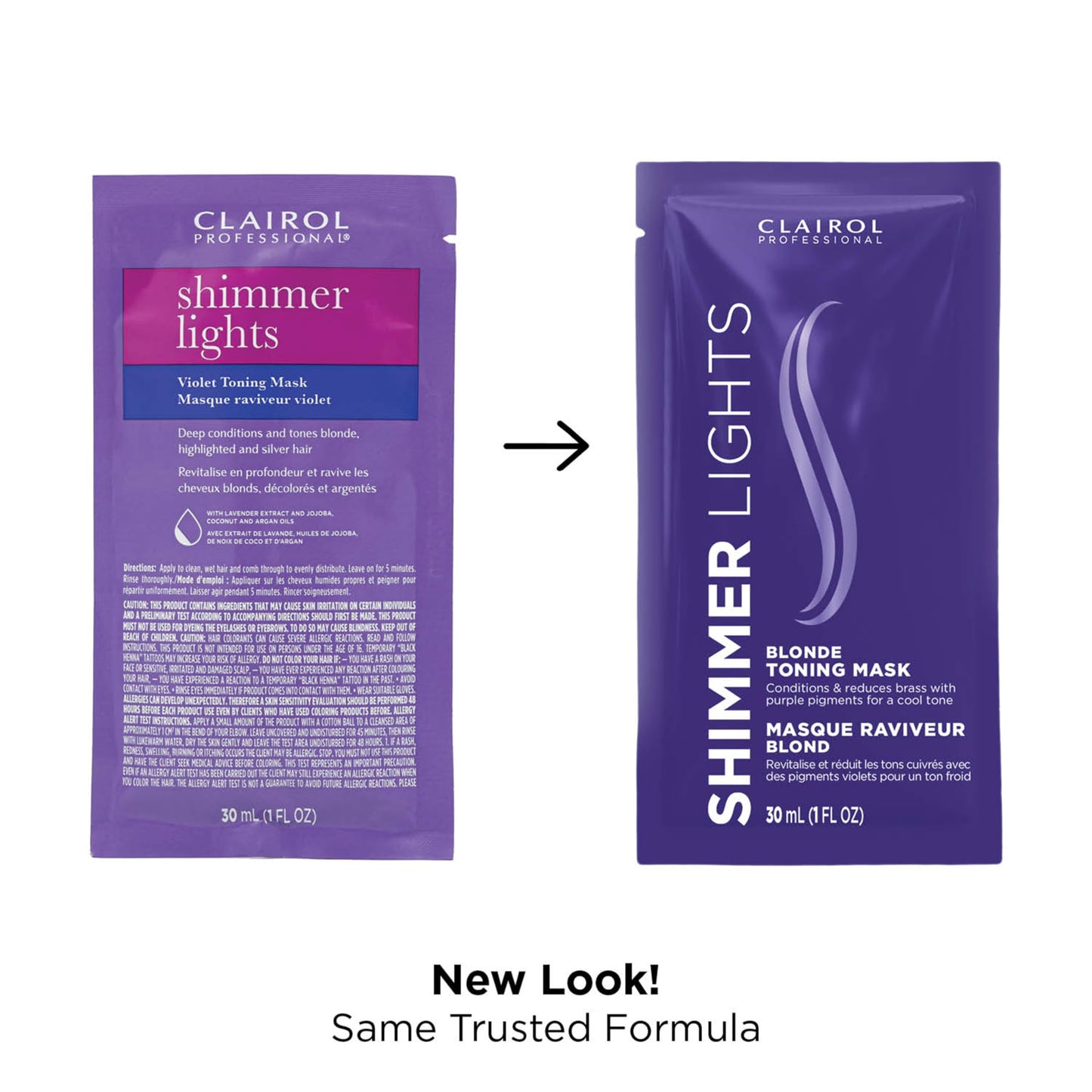 Clairol Professional Shimmer Lights Violet Toning Mask 30mL Beauty and Personal Care Clairol Professional