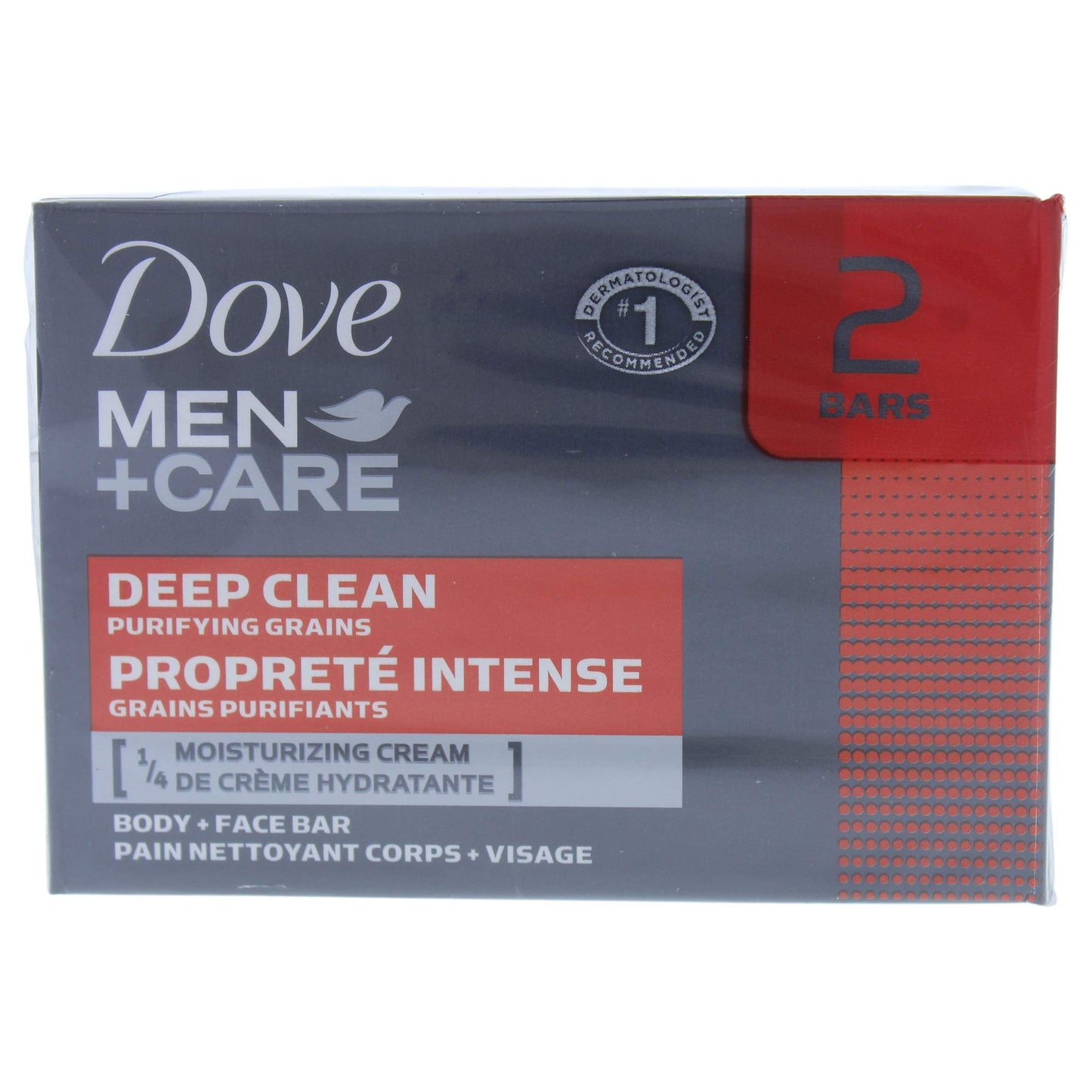 Deep Clean Body and Face Bar by Dove for Men-2 x 4 oz Soap Beauty & Personal Care Dove