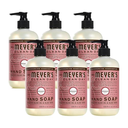 Mrs. MEYER'S Liquid Hand Soap - Rosemary - 12.5 Fl Oz -(Pack of 6) Beauty & Personal Care Mrs. MEYER'S