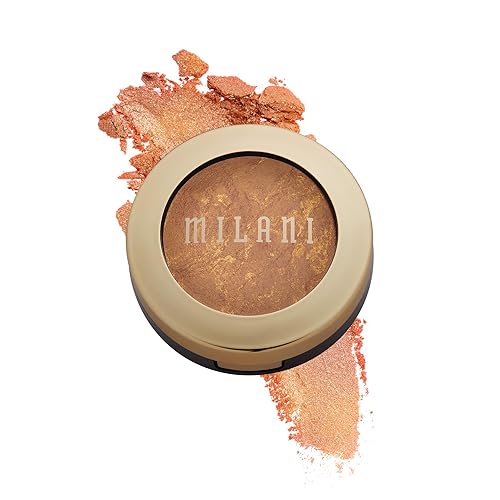 Milani Bronzer Powder - Baked Bronzer Made in Italy, Bronzing Shimmer Highlighter Makeup for Contour -Glow Beauty & Personal Care Milani