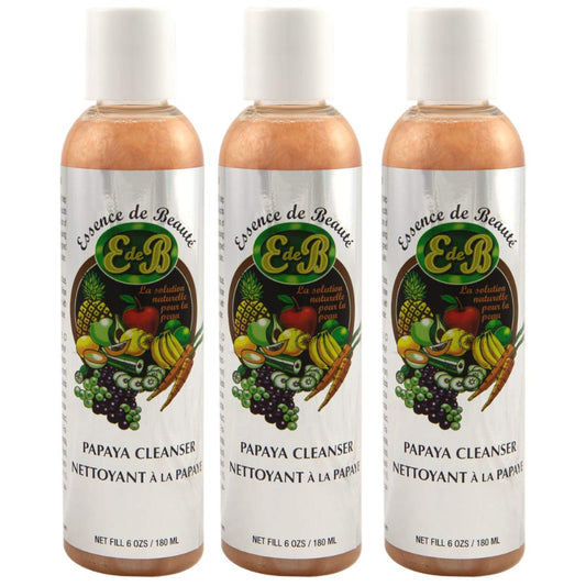 Essence de Beaute Papaya Cleanser 6oz (3 Pack) Beauty & Personal Care E de B