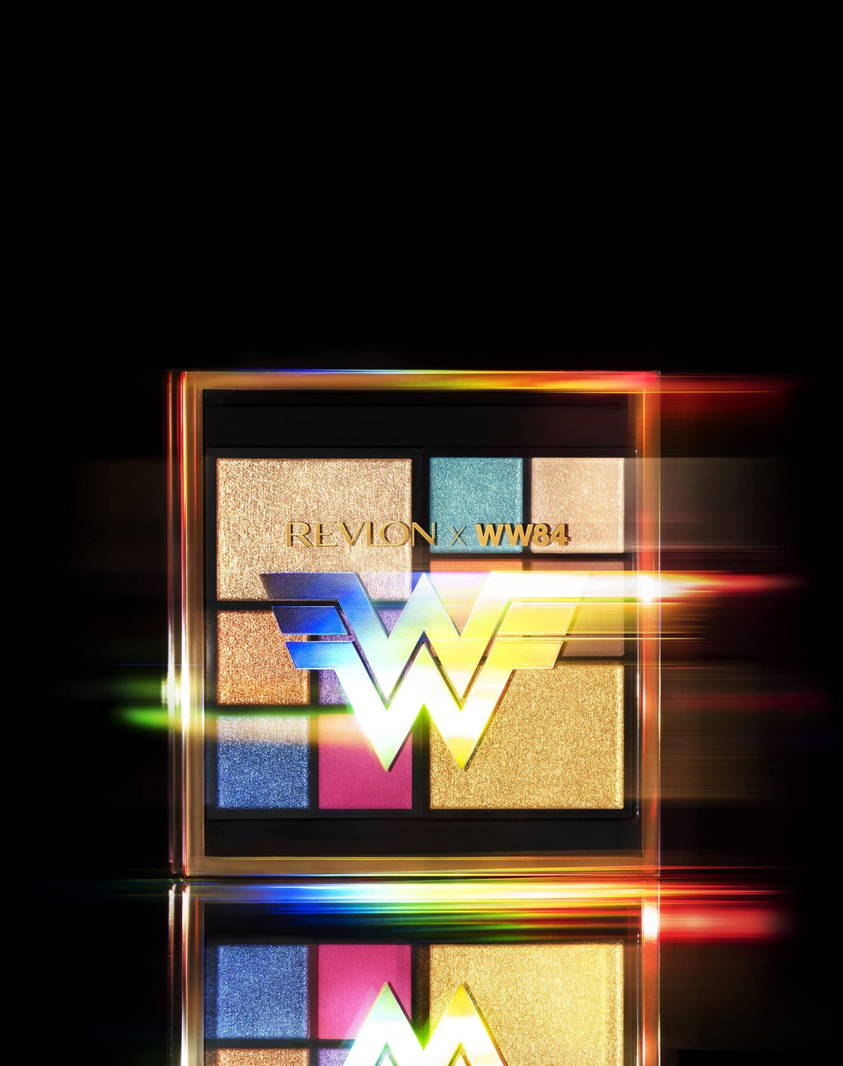 REVLON x WW84 The Wonder Woman Face & Eyeshadow Palette, 10 Bold Blendable Colors, Matte, Metallic and Pearl Finishes, 0.37 oz (7255254001) Beauty & Personal Care REVLON