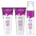 Not Your Mother's Curl Talk Frizz Control Sculpting Gel, Defining Cream, and Refreshing Curl Foam (3-Pack) - 6 fl oz - Formulated with Rice Curl Beauty & Personal Care Not Your Mother's