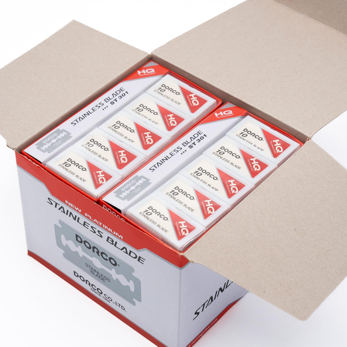 Dorco ST301 Platinum Extra Double Edge Razor Blades 1000 Count Beauty and Personal Care DORCO