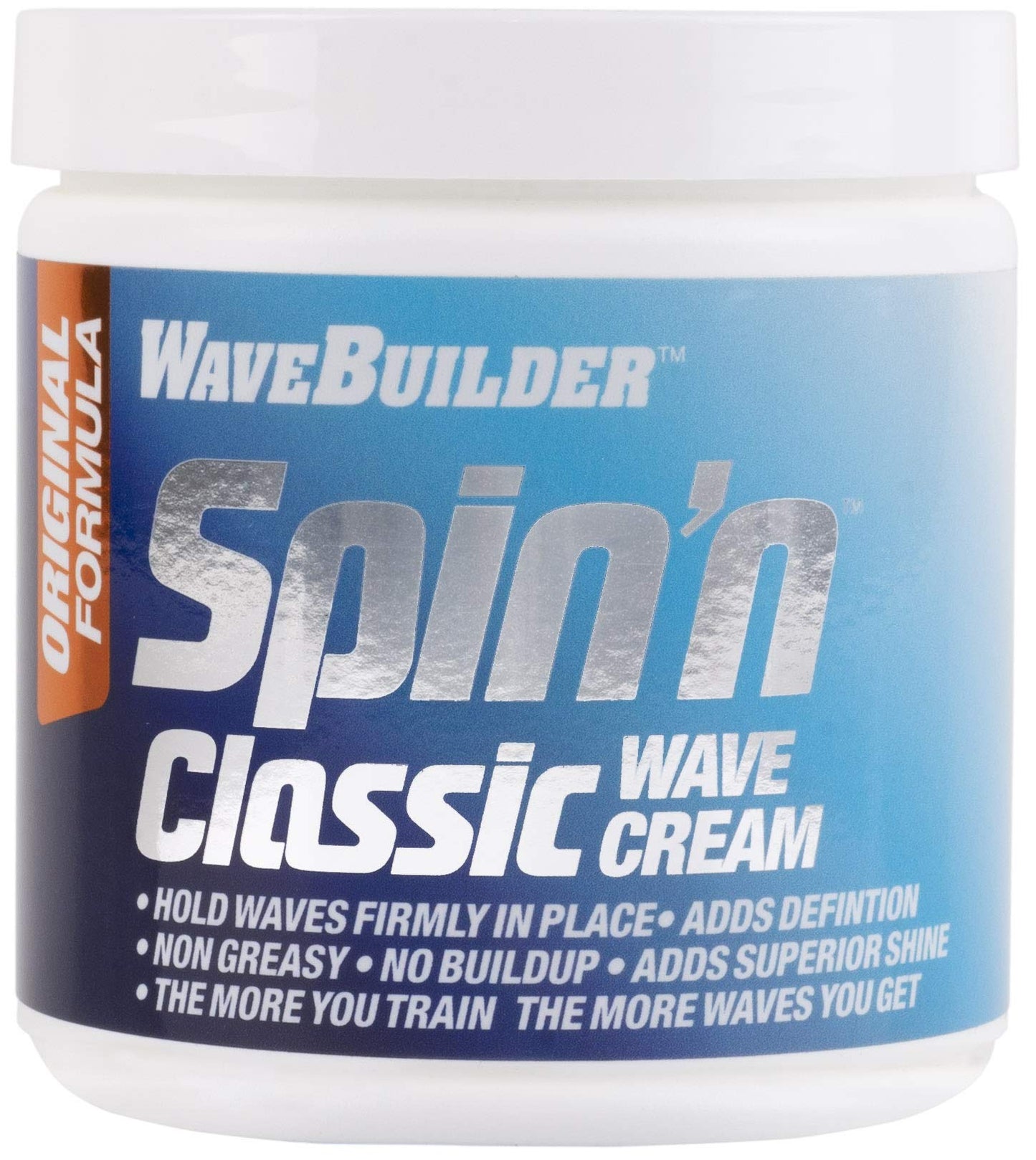 WaveBuilder Spin'n Classic Wave Cream, Strong Original Formula Holds Hair Waves, 8 Ounce Beauty & Personal Care WAVEBUILDER