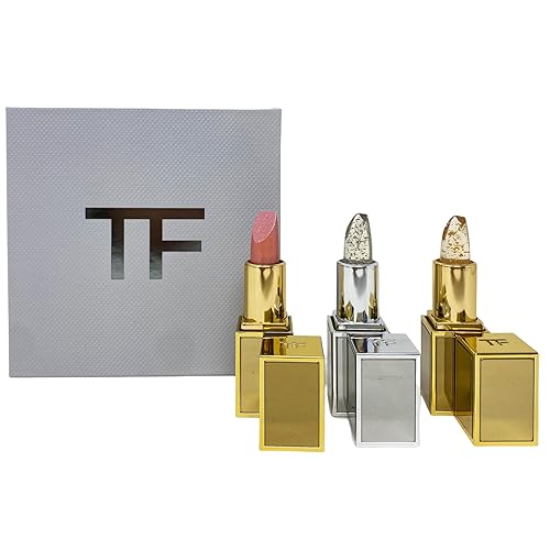 Tom Ford Soleil Clutch Lip Set - Sunlit Rose Lip Balm, Soleil Neige & Soleil Lip Blush - 0.07 oz / 2 g Each Beauty & Personal Care Tom Ford