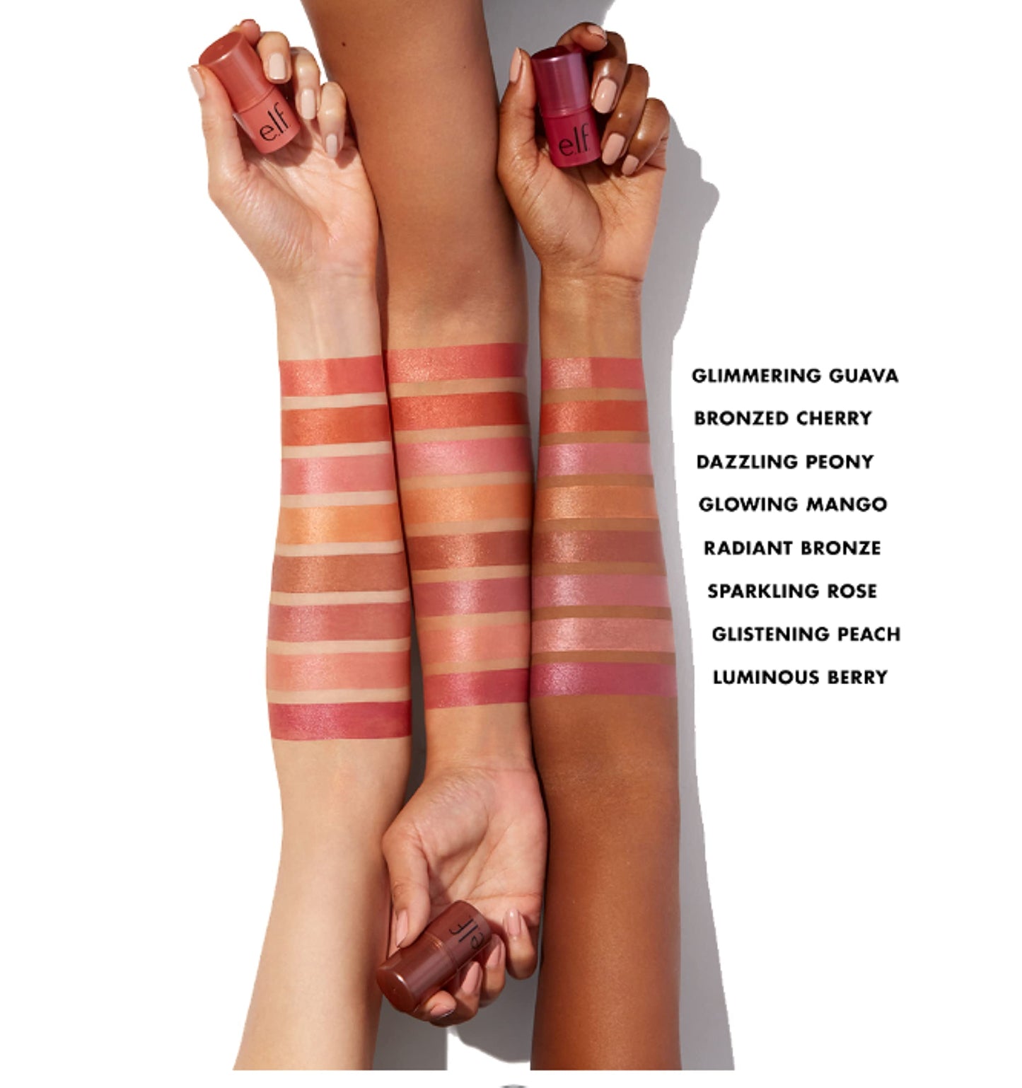 e.l.f. Monochromatic Multi Stick, Luxuriously Creamy & Blendable Color, For Eyes, Lips & Cheeks, Glowing Mango, 0.17 Oz Beauty & Personal Care e.l.f.