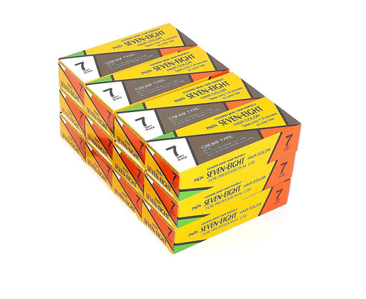 12 Pcs Paon Seven-Eight Cream Type Hair Color Soft Black #7 Beauty & Personal Care LIJA