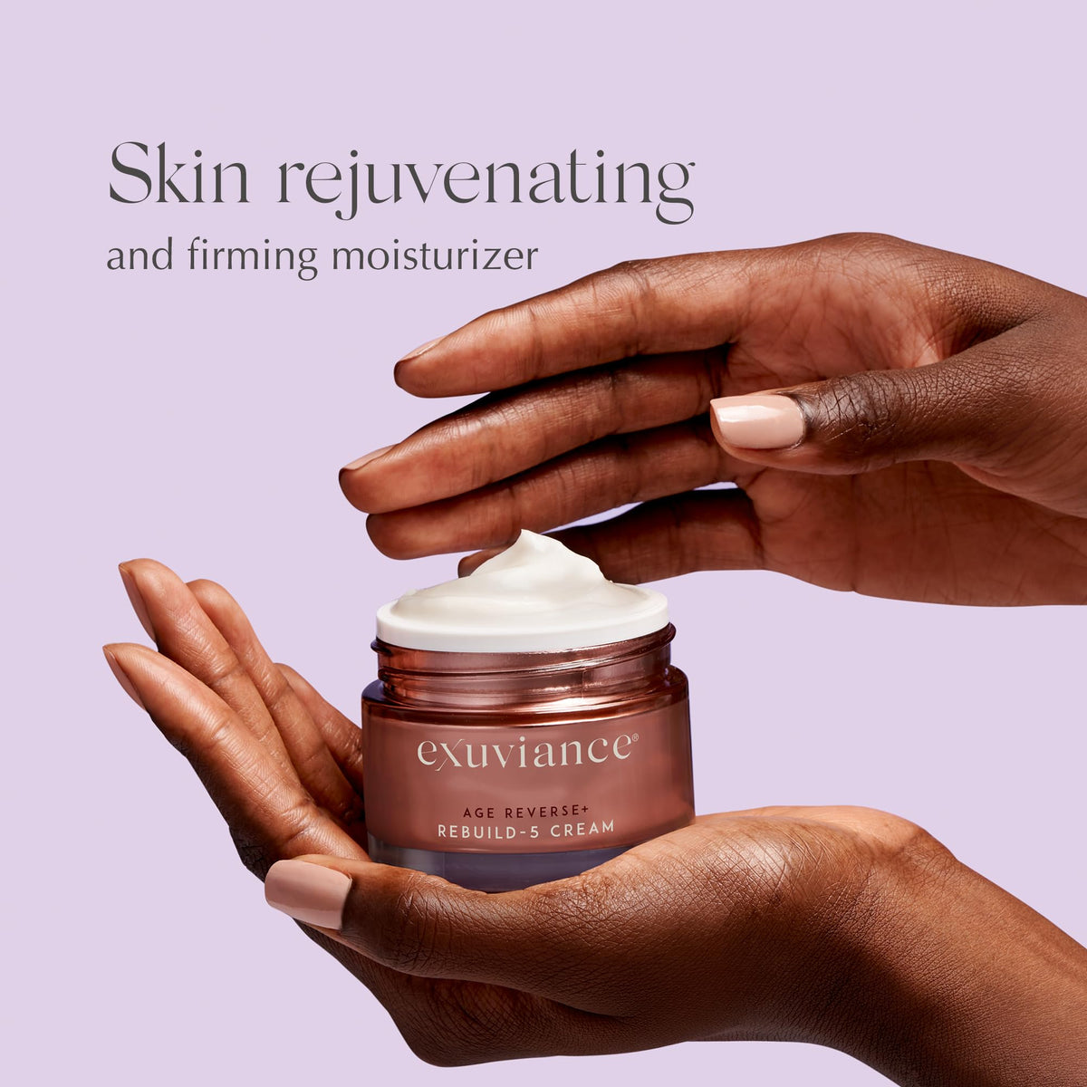 EXUVIANCE AGE REVERSE + Rebuild-5 Antiaging Moisturizer Cream with Shea Butter, Glycerin, Vitamin E, Peony Botanical, PHA, Aminofil, Beauty & Personal Care EXUVIANCE
