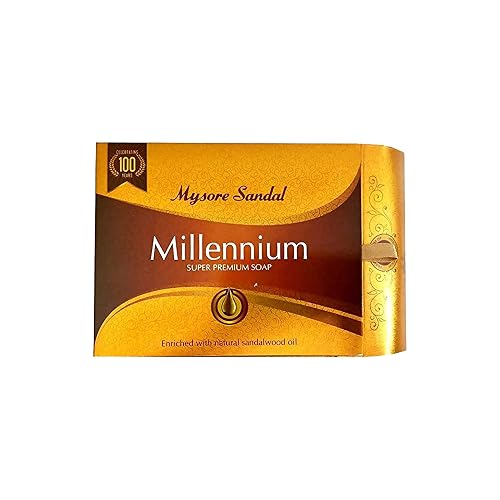 Mysore Sandal Millennium Sandalwood Soap 150g Beauty & Personal Care Mysore Sandal