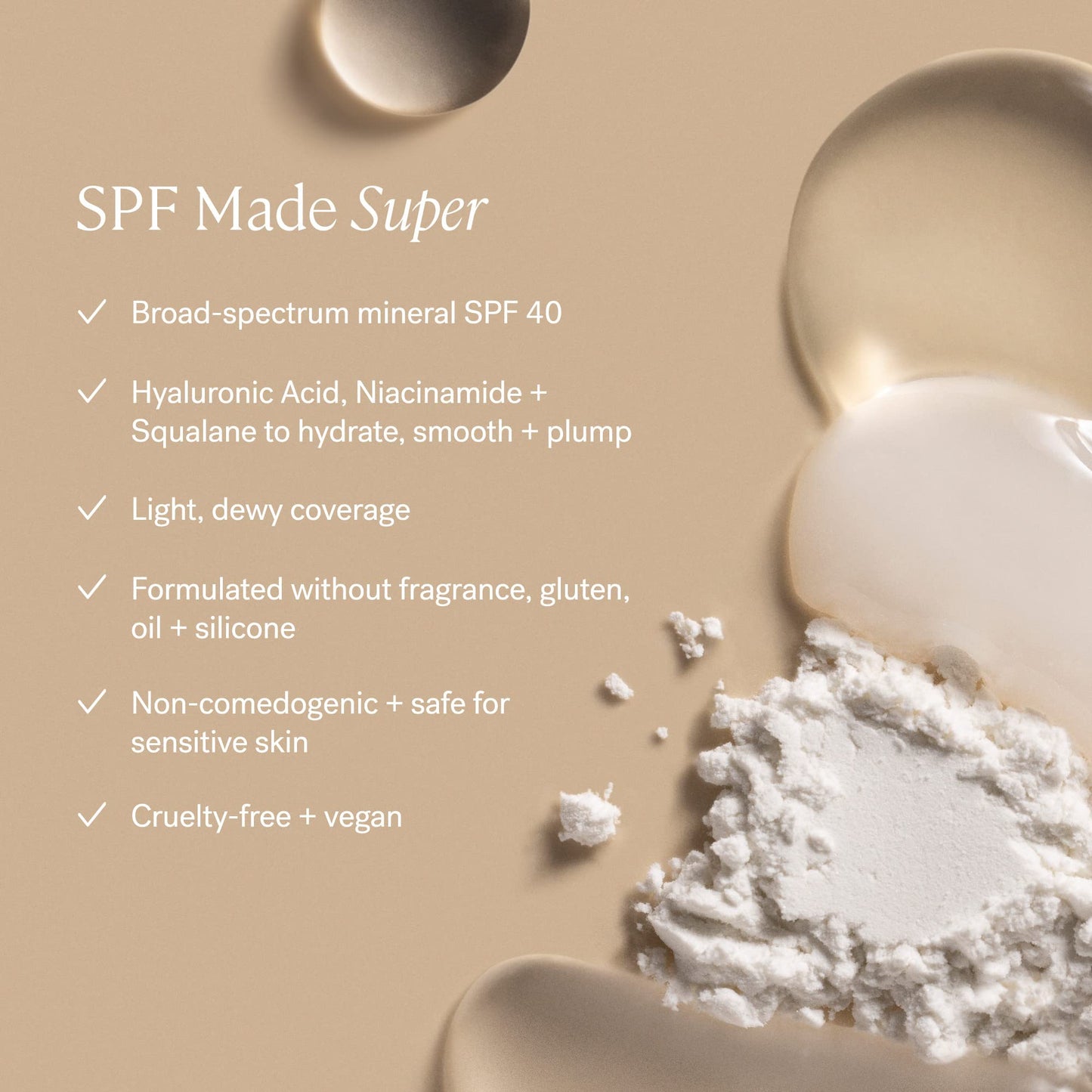ILIA - Super Serum Skin Tint SPF 40 | Non-Comedogenic, Vegan, Lightweight to Help Against Blue Light, + Pollution while Hydrating, Smoothing, + Beauty & Personal Care ILIA