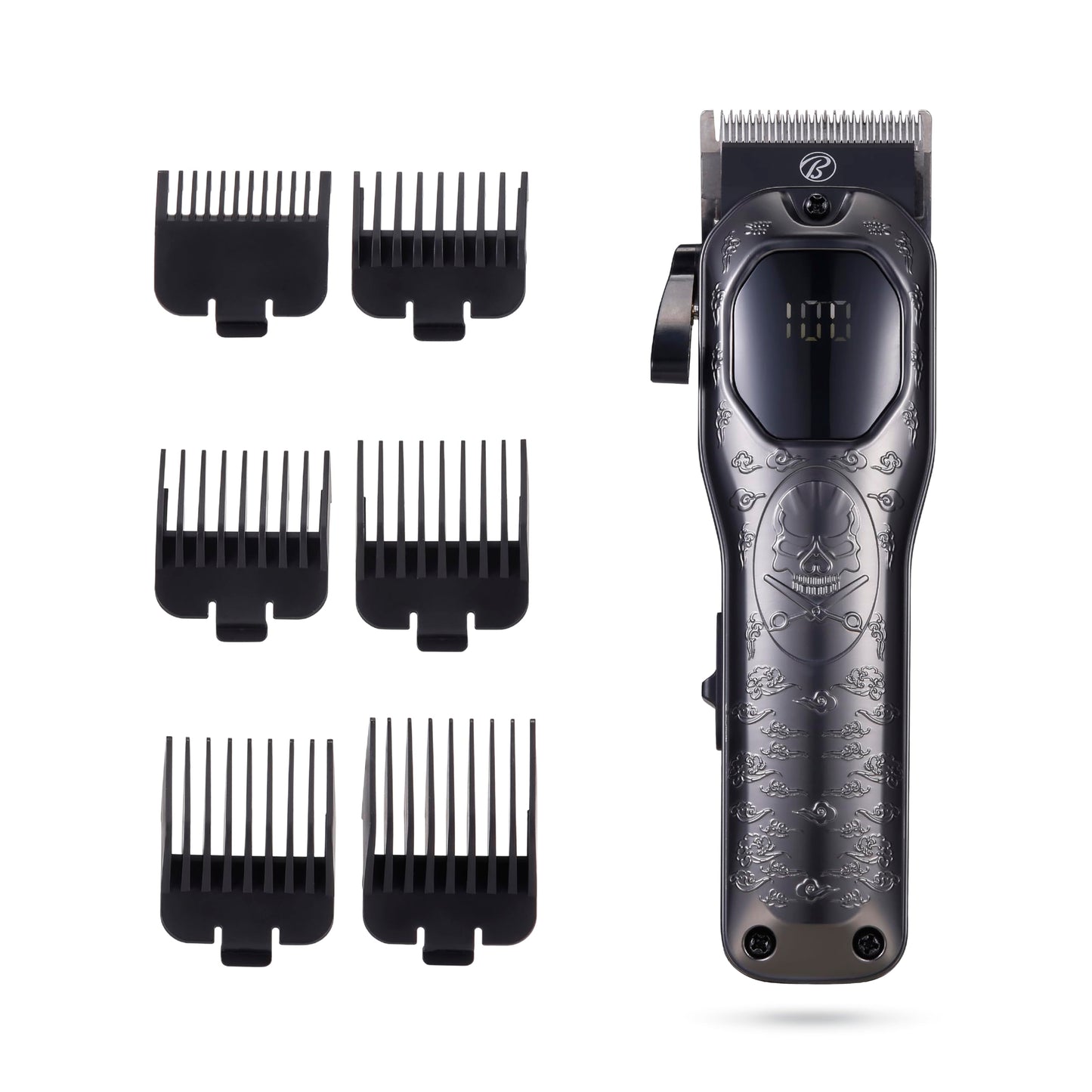 Bally - Hair & Beard Trimmer, Total Fitness High-Performance, Precision Stainless Steel Blades, Rechargeable with LED Display Beauty and Personal Care Bally
