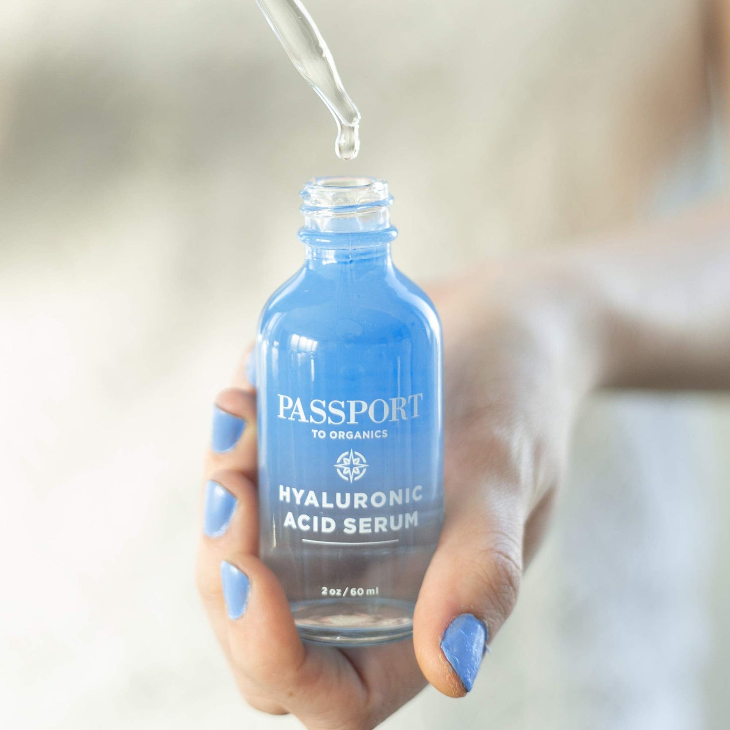 Hyaluronic Acid Serum - Organic and Vegan - 100 Percent Pure of a 1 Percent Solution 2 Ounce Beauty & Personal Care Passport to Organics