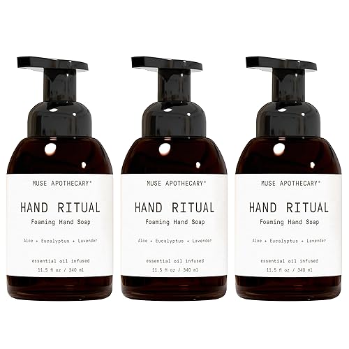Muse Apothecary Hand Ritual - Aromatic and Nourishing Foaming Hand Soap, Infused with Natural Aromatherapy Essential Oils - USDA Certified Biobased Beauty & Personal Care Muse Apothecary