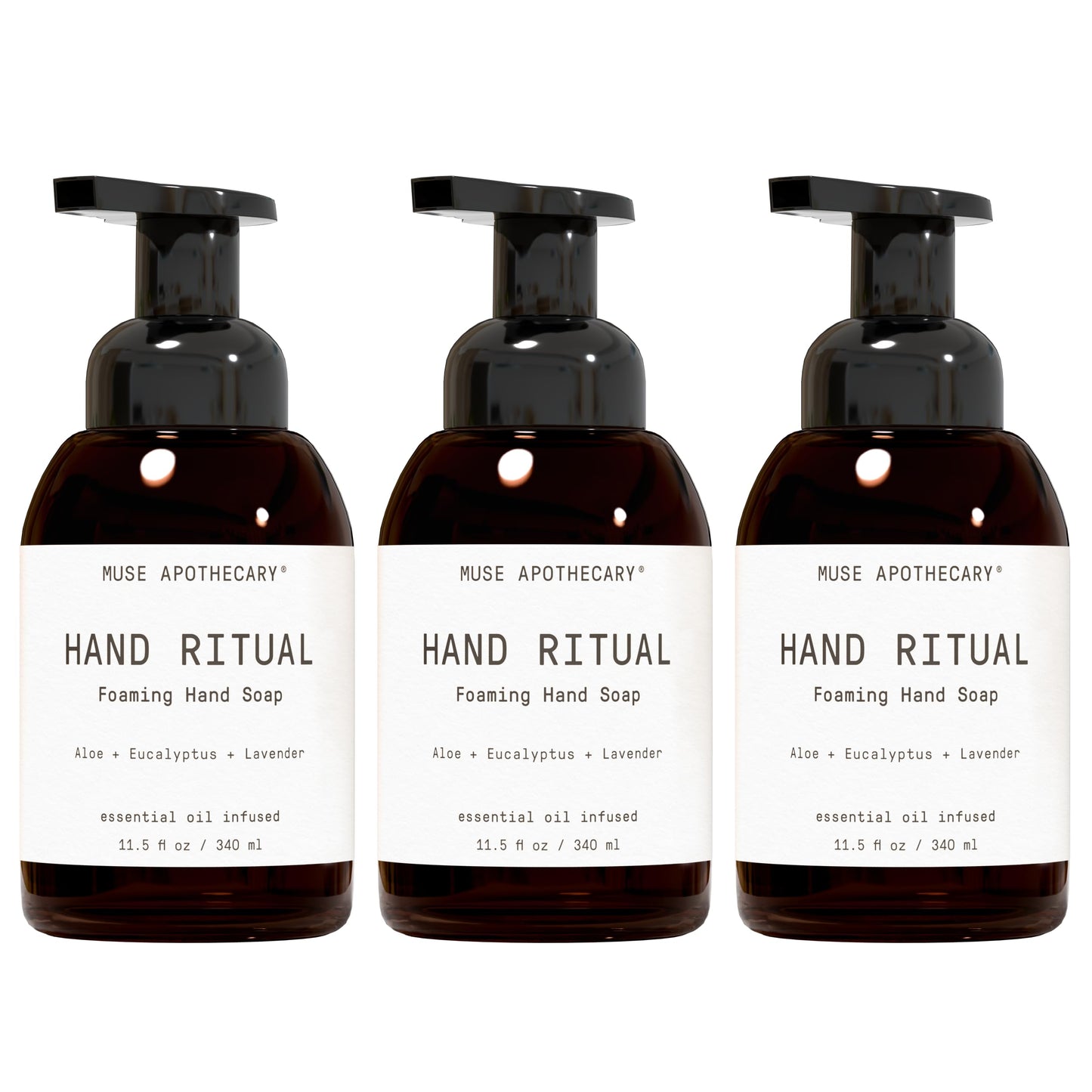 Muse Apothecary Hand Ritual - Aromatic and Nourishing Foaming Hand Soap, Infused with Natural Aromatherapy Essential Oils - USDA Certified Biobased Beauty & Personal Care Muse Apothecary