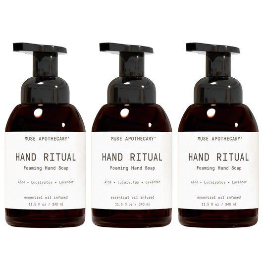 Muse Apothecary Hand Ritual - Aromatic and Nourishing Foaming Hand Soap, Infused with Natural Aromatherapy Essential Oils - USDA Certified Biobased Beauty & Personal Care Muse Apothecary