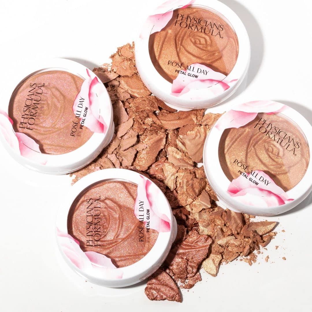 Physicians Formula Rosé All Day Set & Glow Highlighting Powder Luminous Light, Dermatologist Approved Beauty & Personal Care Physicians Formula