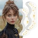 Wodelanle Glitter Freckles Face Tattoo, 24 Count Gold Face Glitter Speckles Makeup Patches, Glow Up Makeup Patches, Cute Glitter Freckles Makeup Beauty & Personal Care Wodelanle