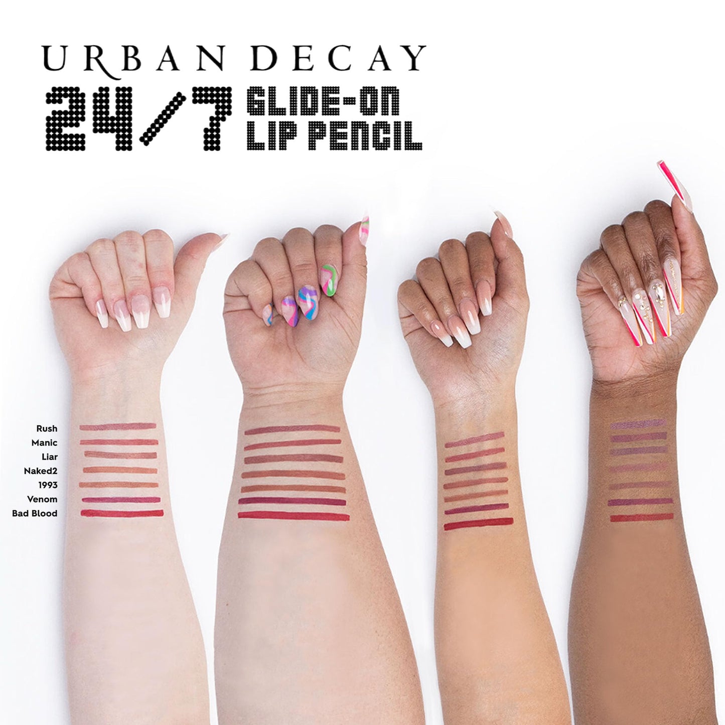 URBAN DECAY 24/7 Glide-On Waterproof Lip Pencil (Ozone - Clear), Smudge-Proof, Longwearing Lip Liner, Smooth & Creamy Colors, Moisturizing Formula Beauty & Personal Care URBAN DECAY