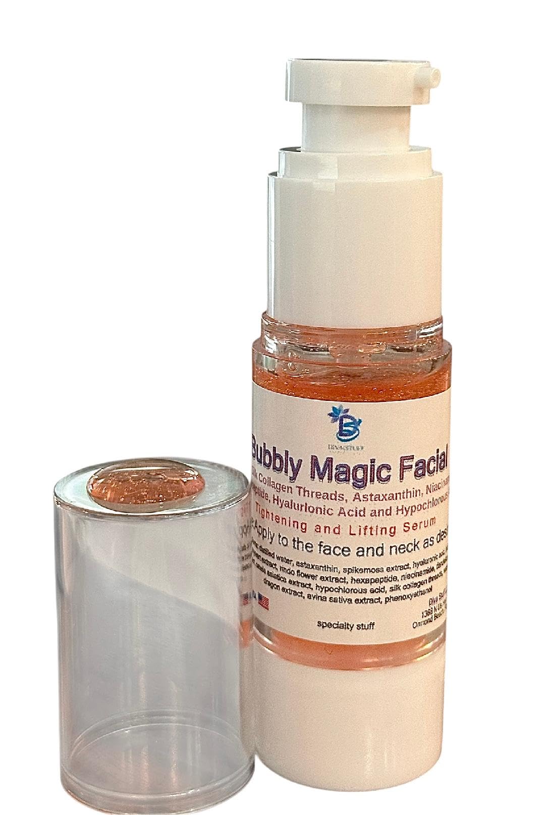 Korean Bubbly Magic Facial Serum By Diva Stuff, 1oz Beauty & Personal Care Diva Stuff